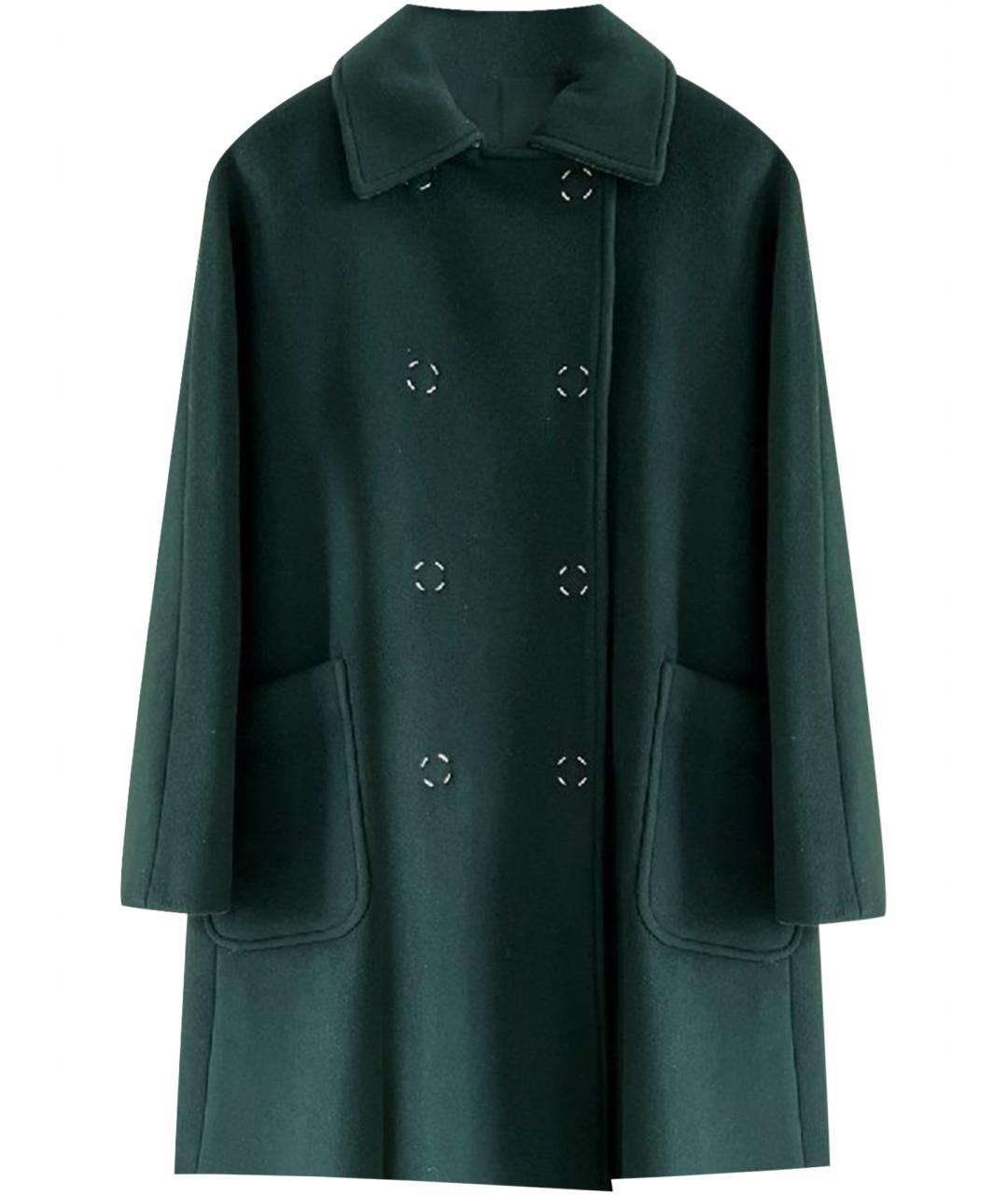 ACNE STUDIOS Зеленые кашемировое пальто, фото 1