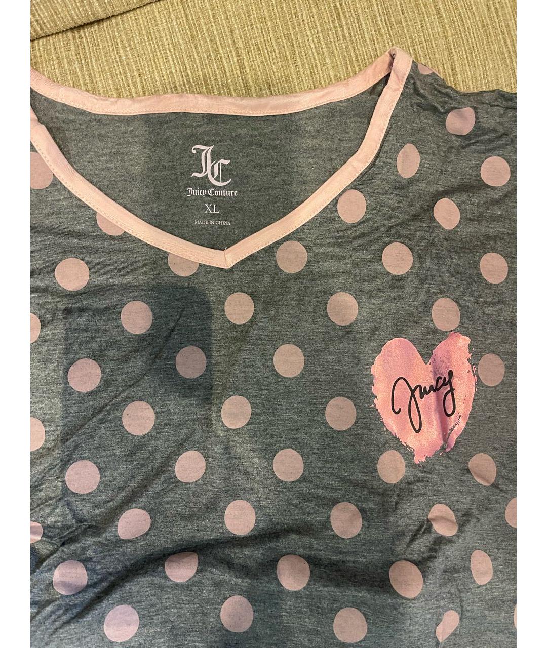 JUICY COUTURE Коралловая вискозная пижама, фото 2