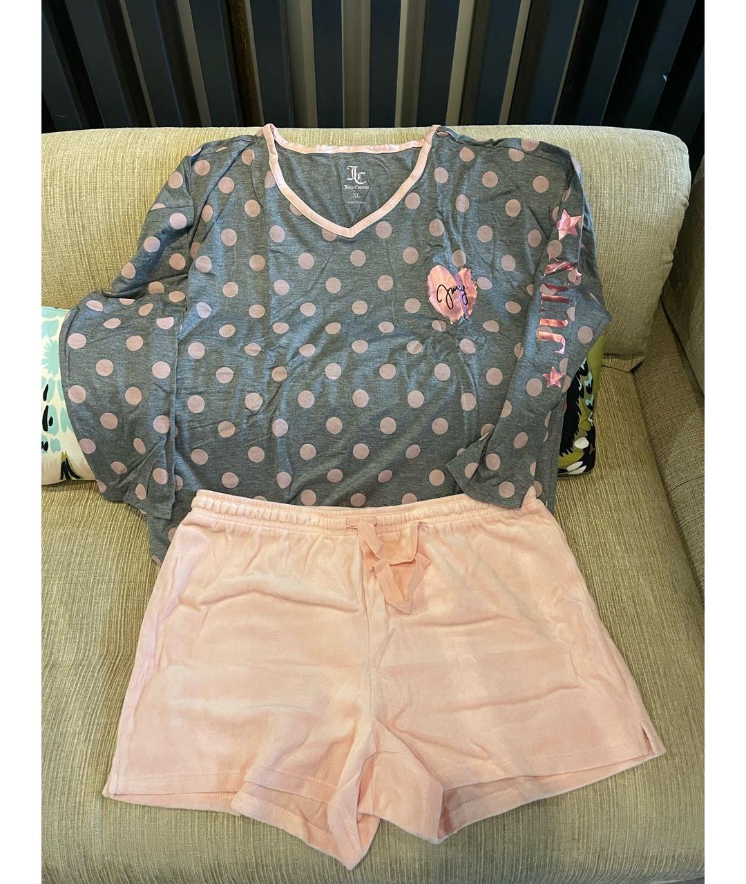 JUICY COUTURE Коралловая вискозная пижама, фото 9