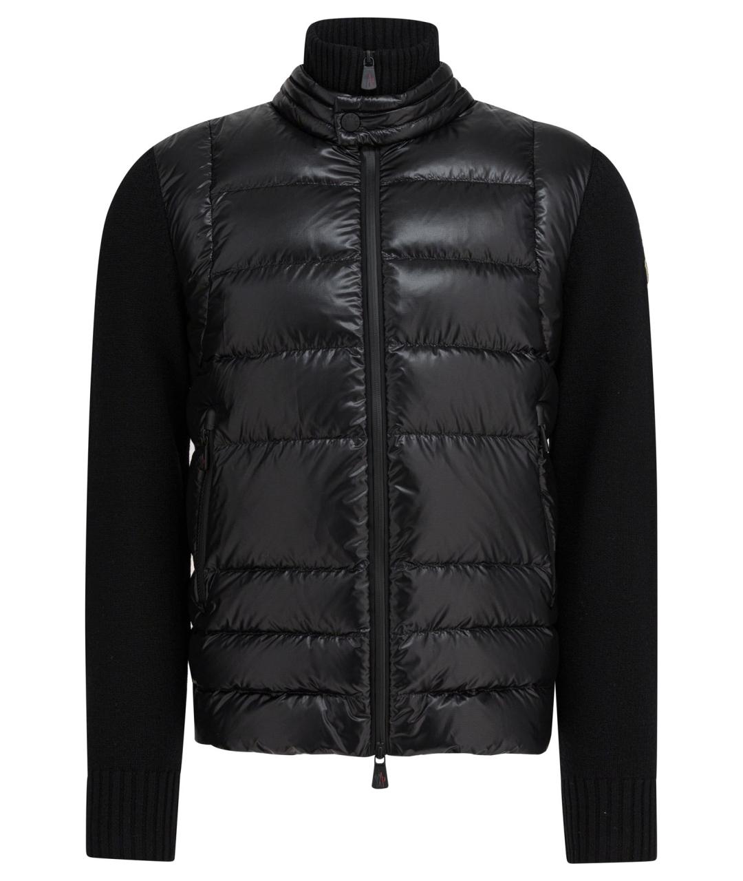MONCLER GRENOBLE Черная полиамидовая куртка, фото 1