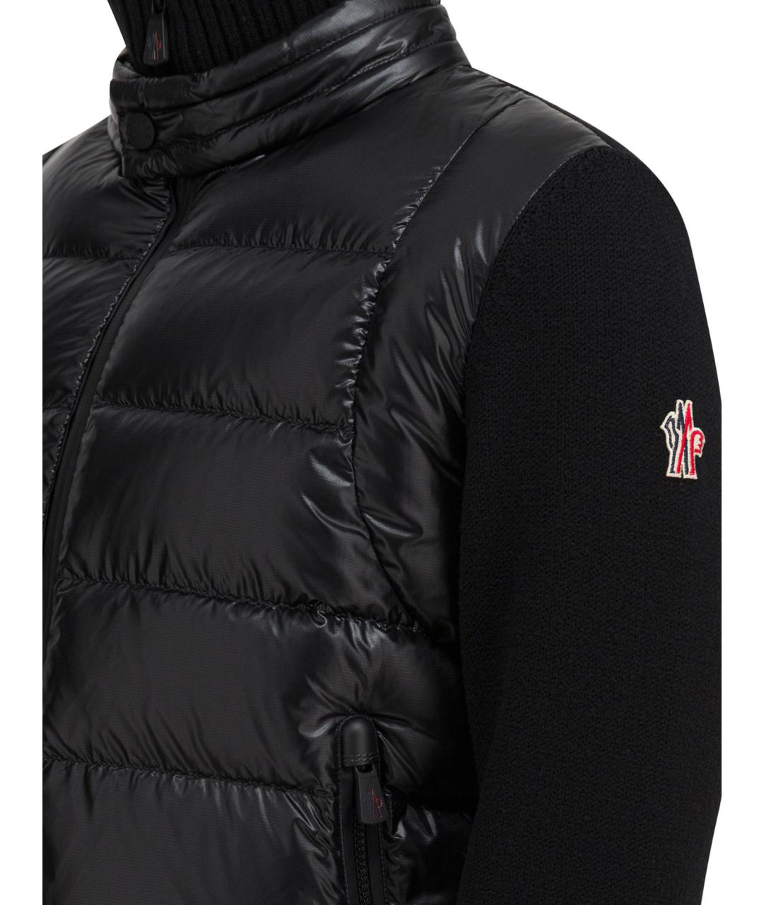 MONCLER GRENOBLE Черная полиамидовая куртка, фото 4
