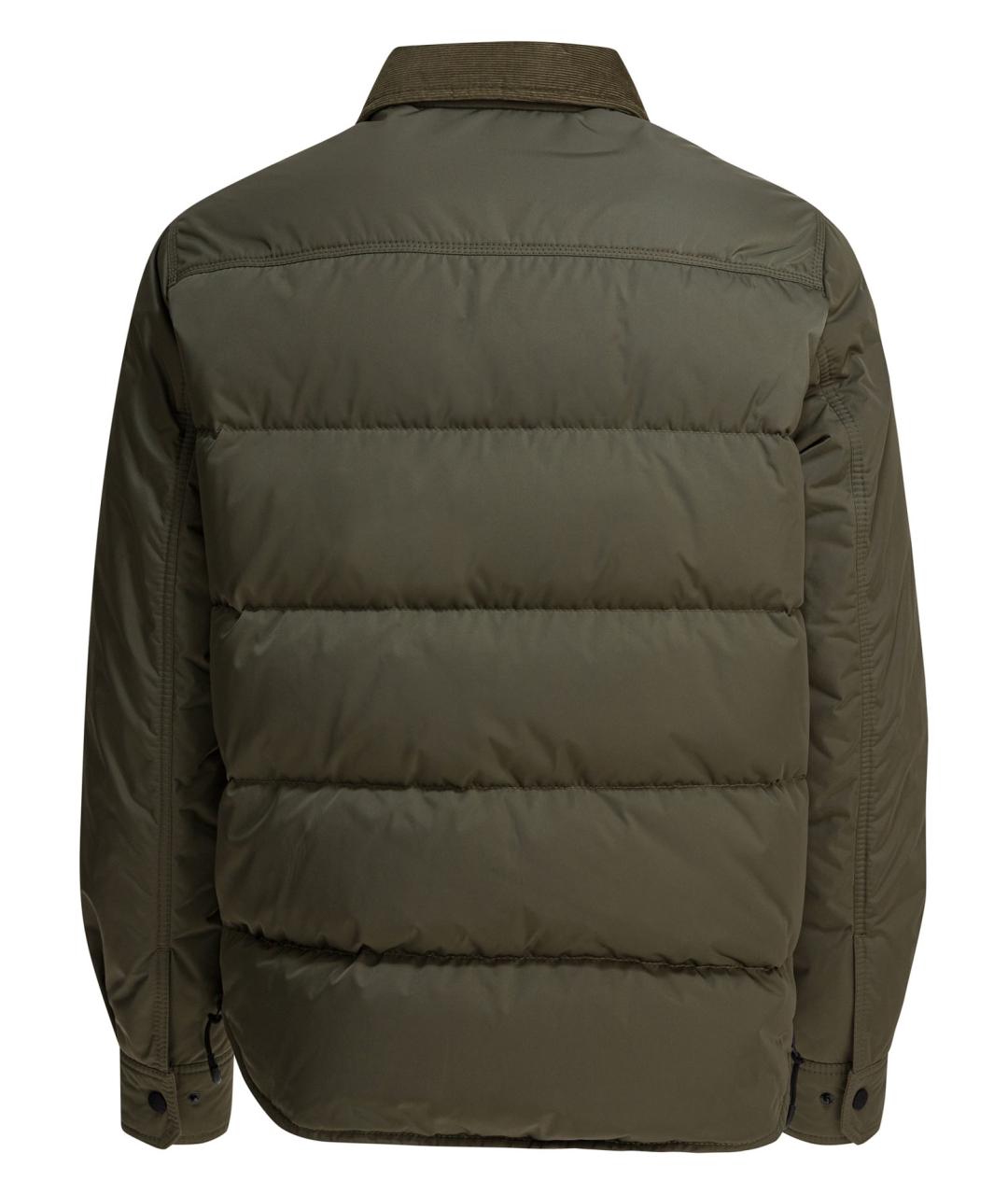 MONCLER GRENOBLE Зеленая полиэстеровая куртка, фото 2