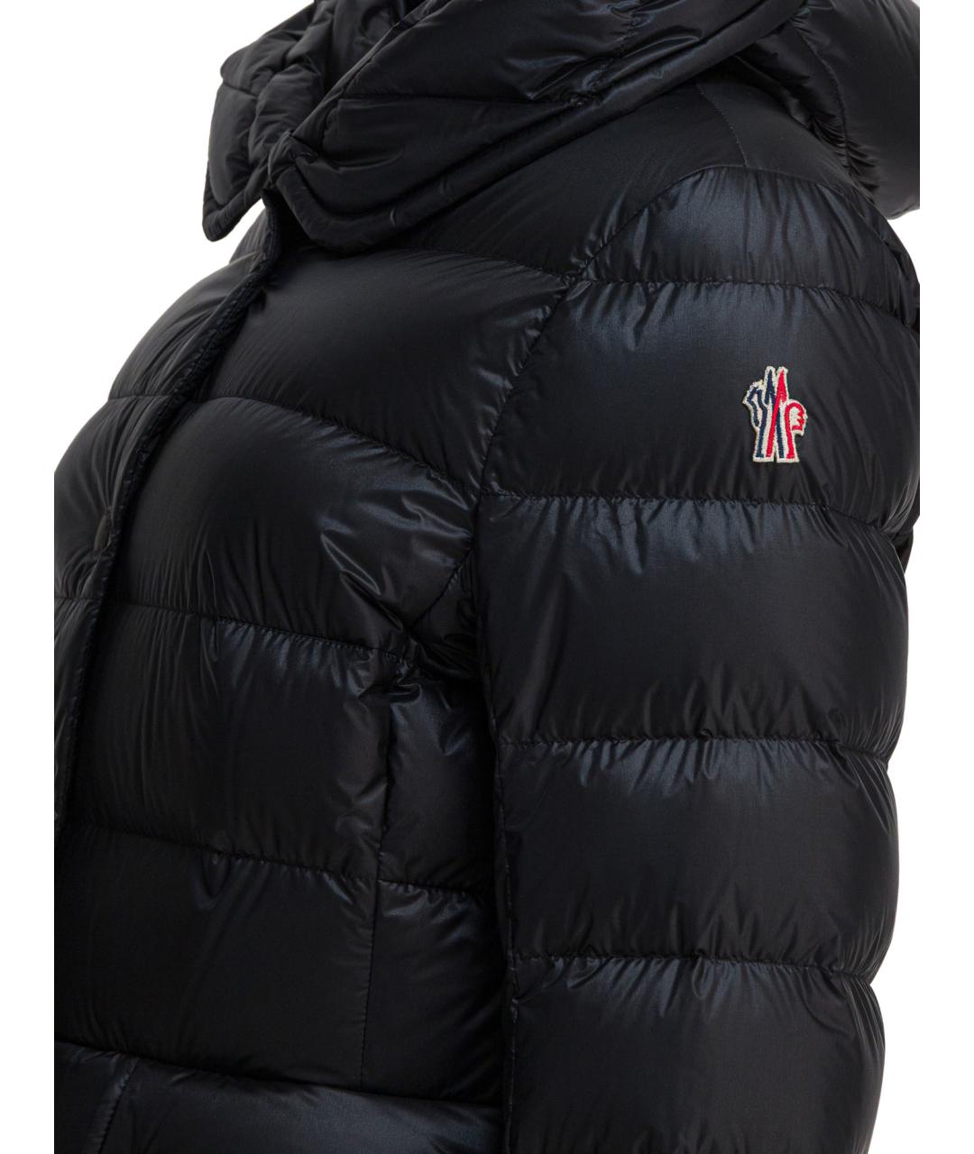 MONCLER GRENOBLE Черный полиамидовый пуховик, фото 4