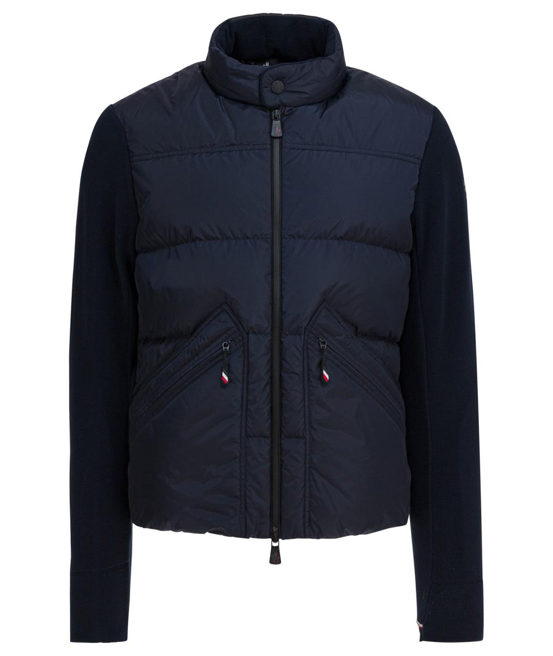 MONCLER GRENOBLE Темно-синяя полиамидовая куртка, фото 1