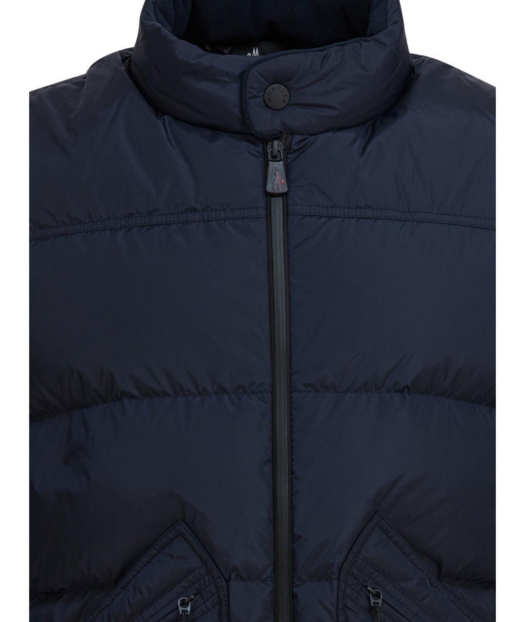 MONCLER GRENOBLE Темно-синяя полиамидовая куртка, фото 3