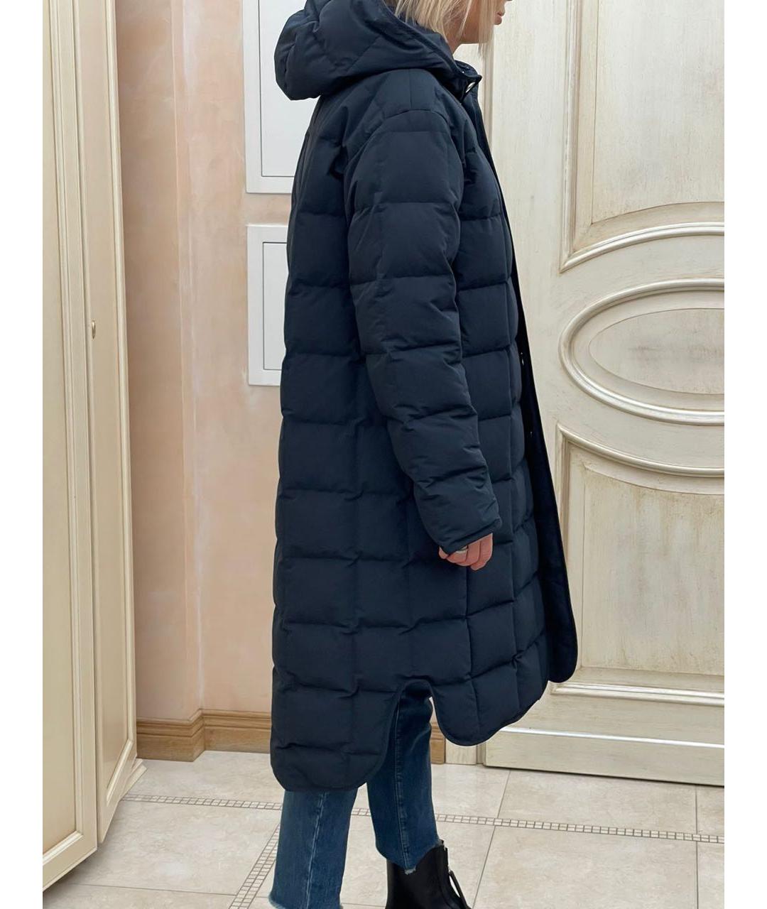 JIL SANDER Темно-синий пуховик, фото 4