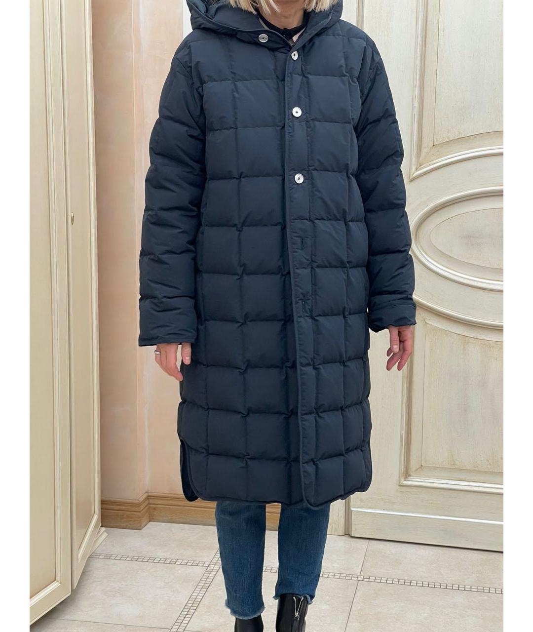 JIL SANDER Темно-синий пуховик, фото 3