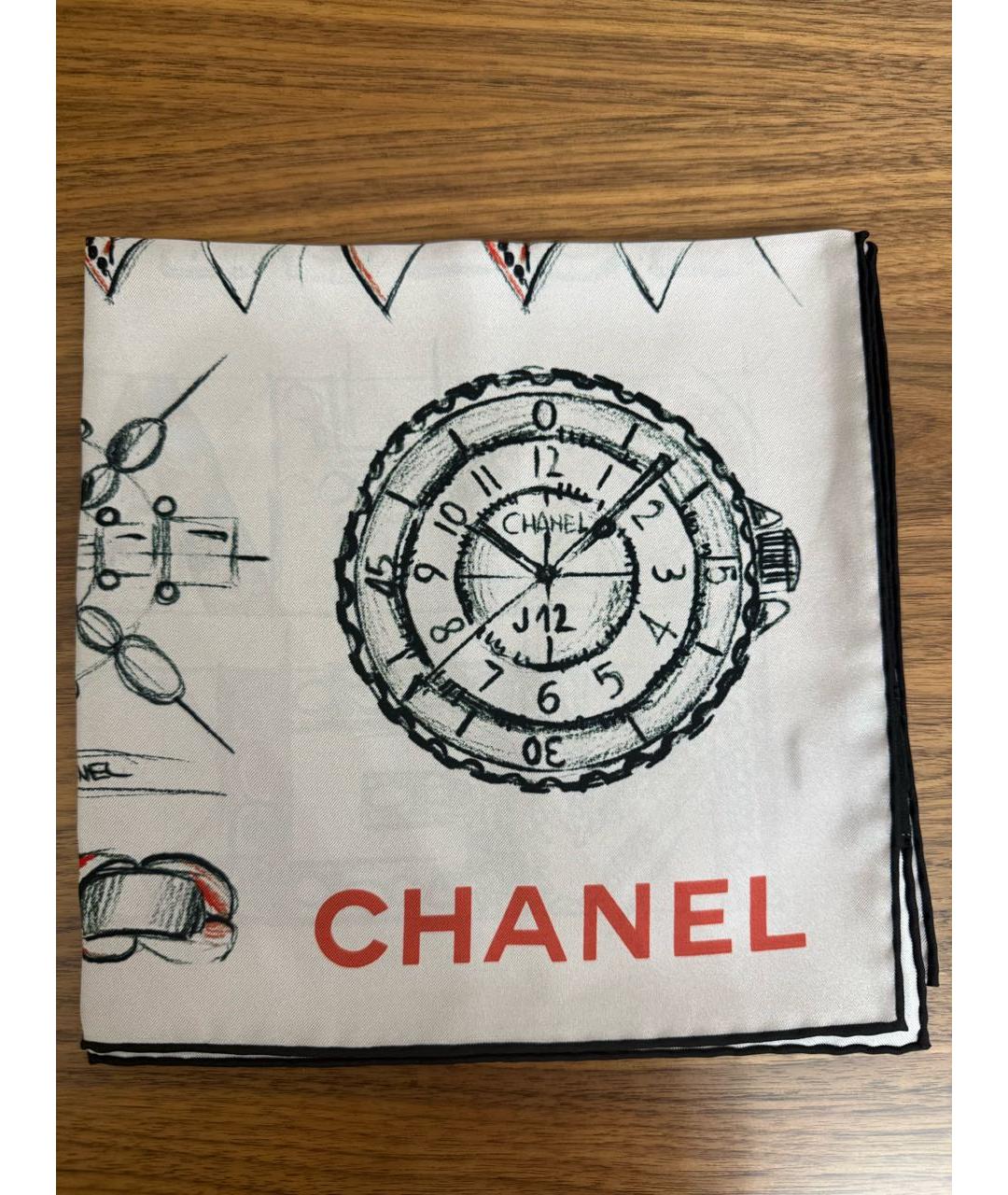 CHANEL Мульти шелковый платок, фото 4