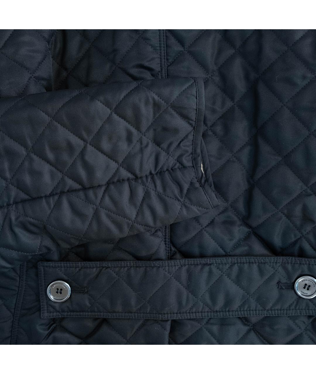 BURBERRY Черная полиэстеровая куртка, фото 5