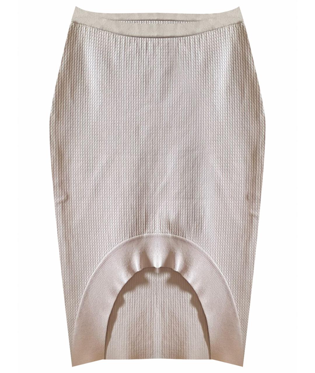 GIVENCHY Розовая вискозная юбка миди, фото 1