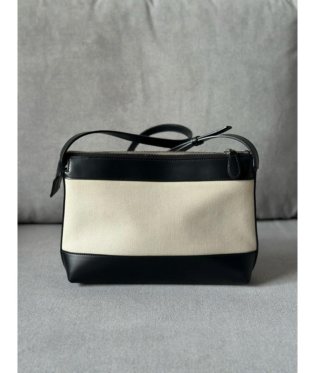 BALENCIAGA Бежевая тканевая сумка через плечо, фото 4