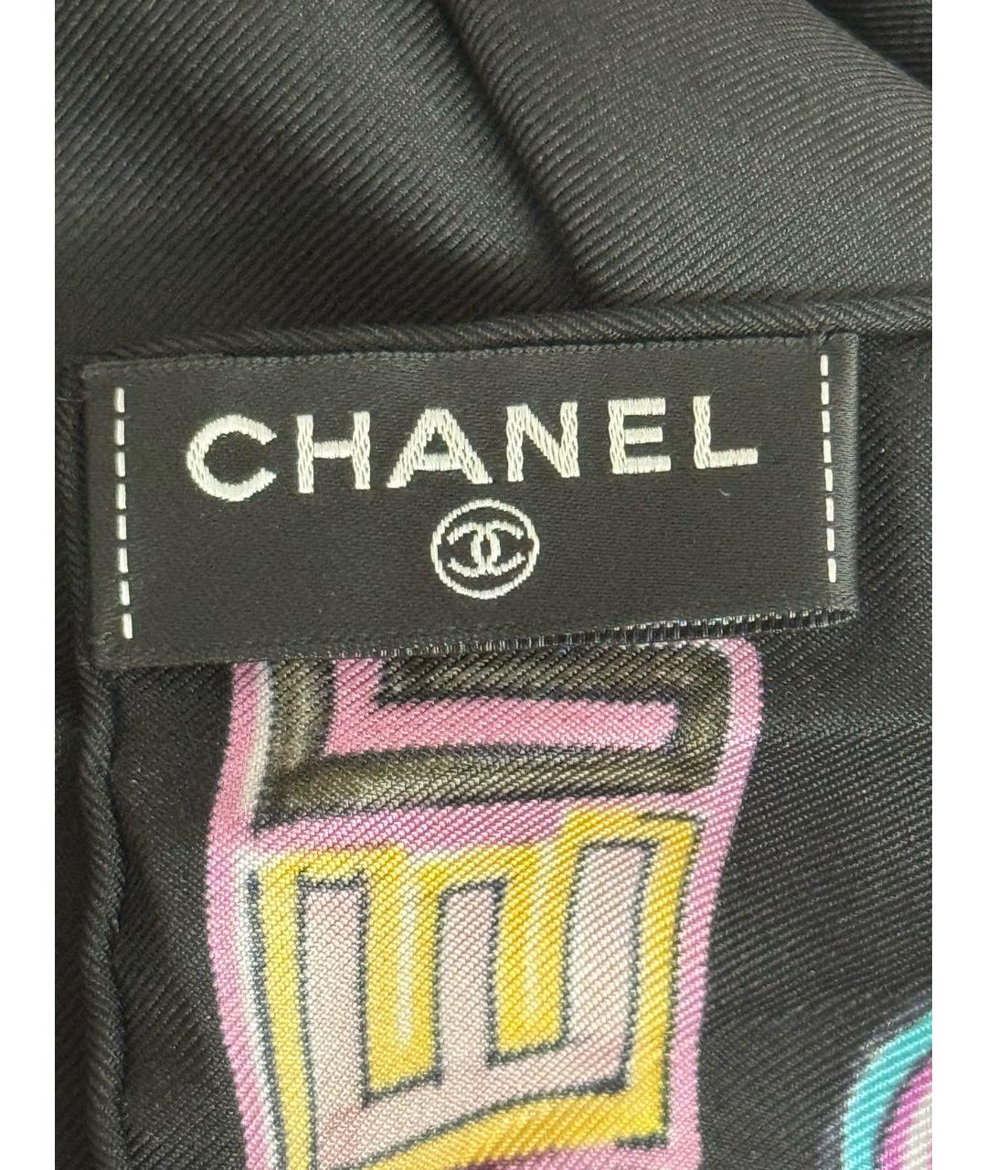 CHANEL Мульти шелковый платок, фото 3