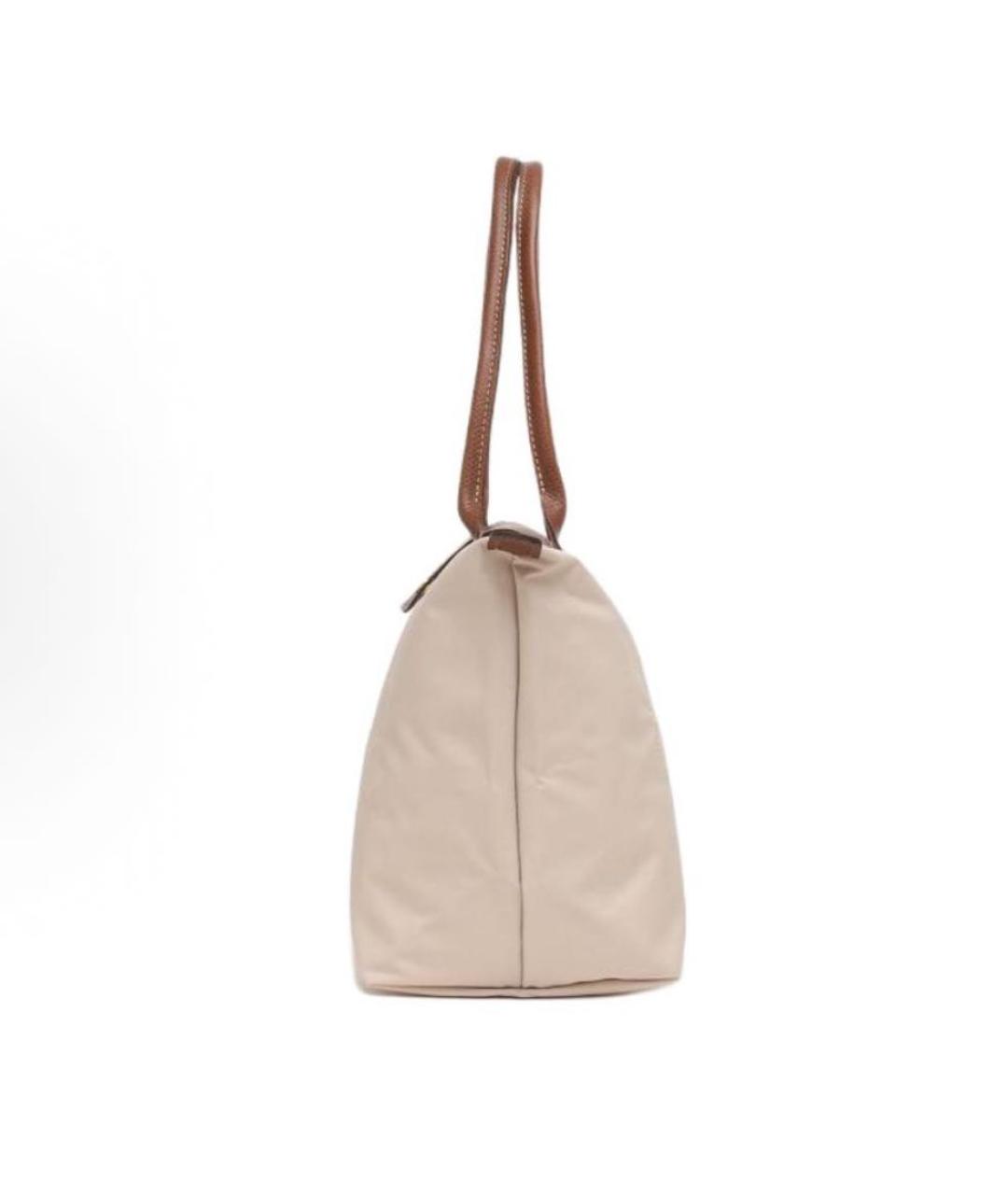 LONGCHAMP Бежевая сумка тоут, фото 4