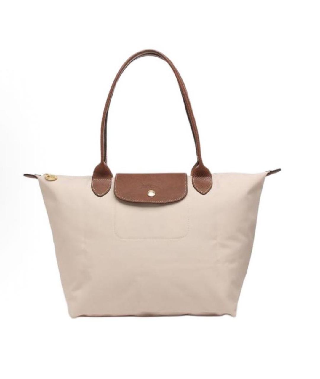 LONGCHAMP Бежевая сумка тоут, фото 8
