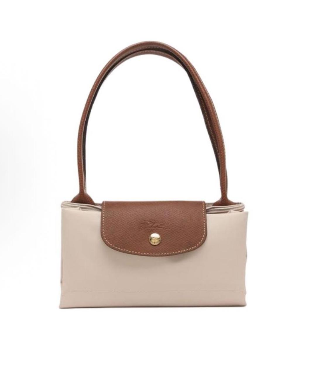 LONGCHAMP Бежевая сумка тоут, фото 7