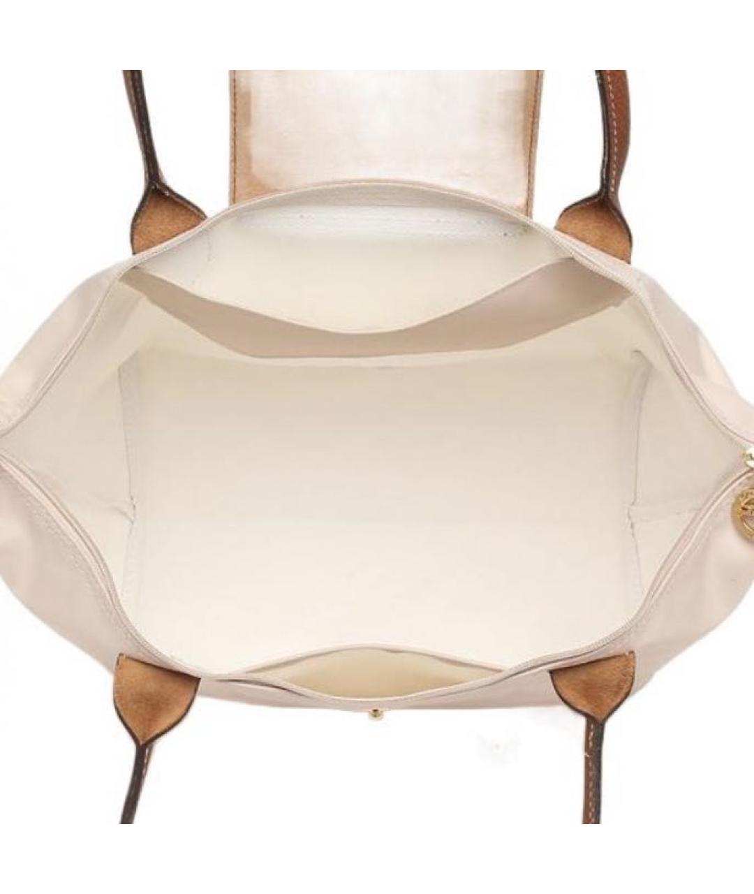 LONGCHAMP Бежевая сумка тоут, фото 6