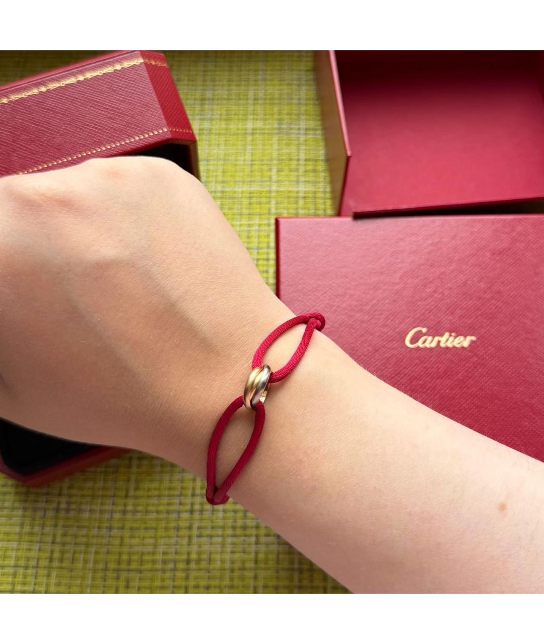 CARTIER Красный браслет из желтого золота, фото 8