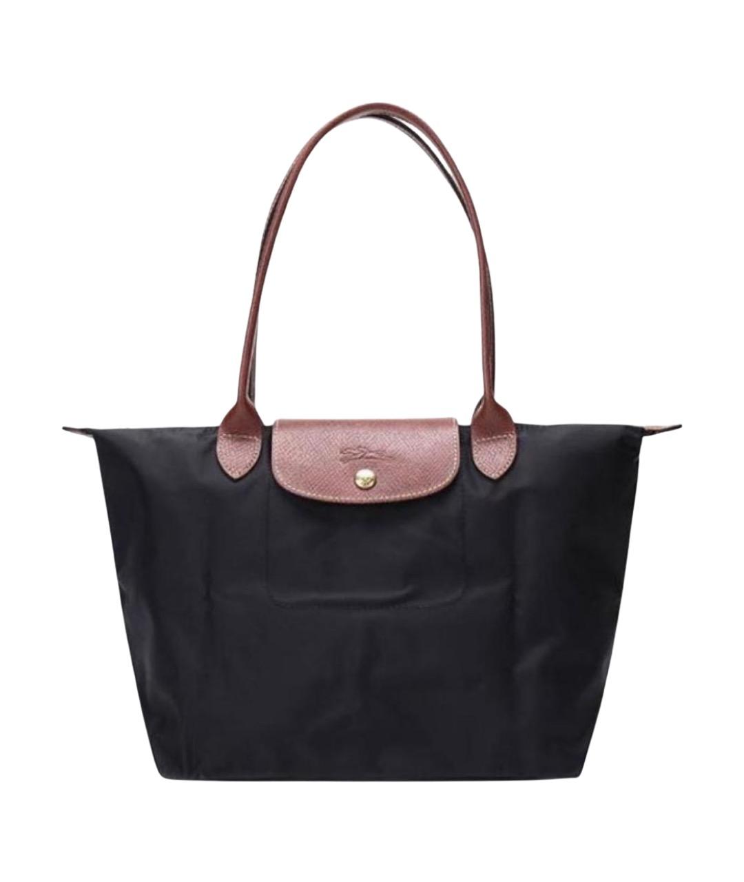 LONGCHAMP Черная сумка тоут, фото 1