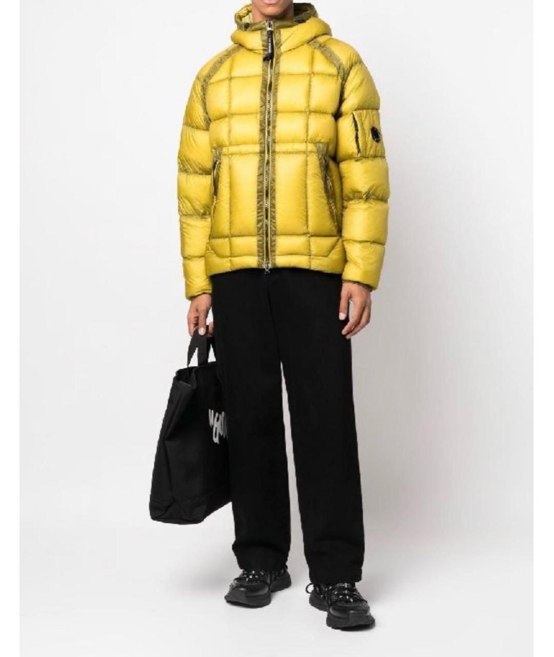 CP COMPANY Желтая полиамидовая куртка, фото 3