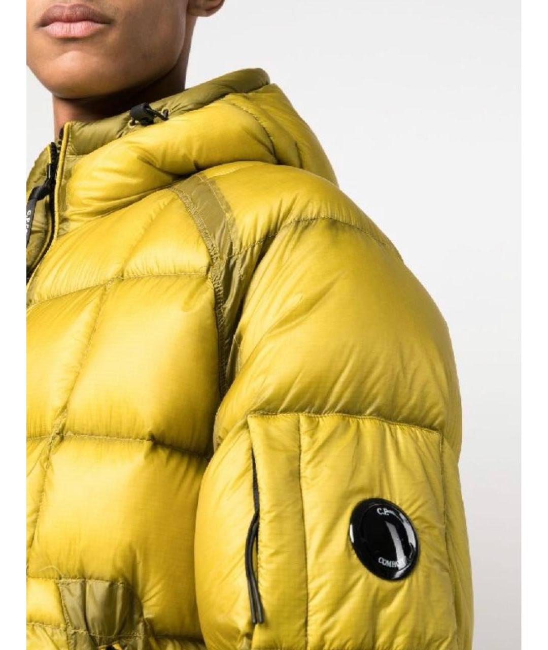 CP COMPANY Желтая полиамидовая куртка, фото 5