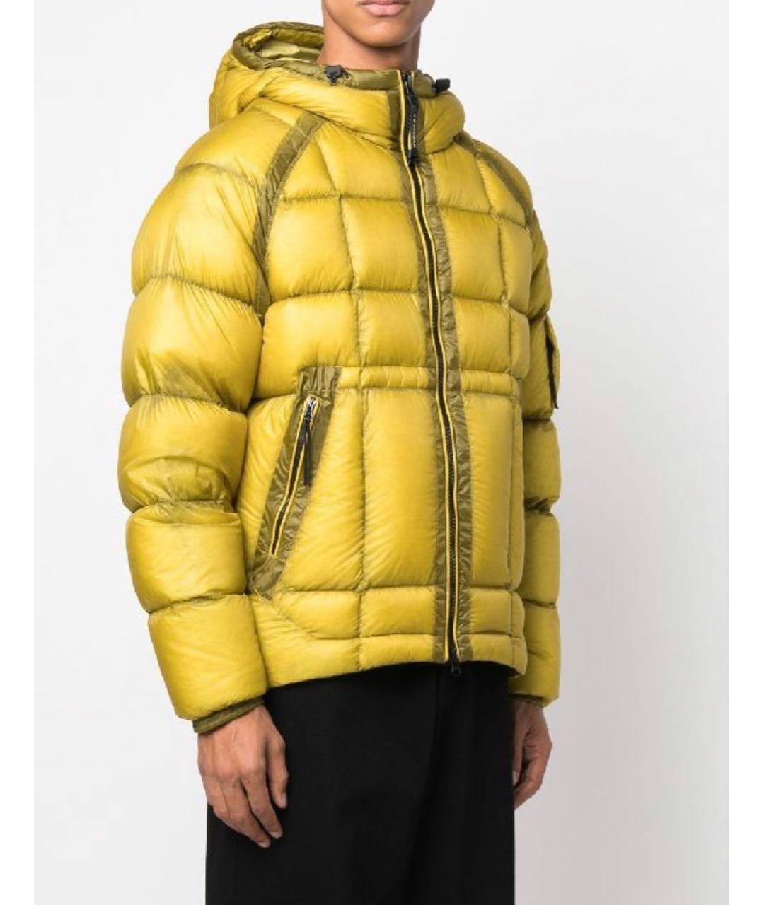 CP COMPANY Желтая полиамидовая куртка, фото 2