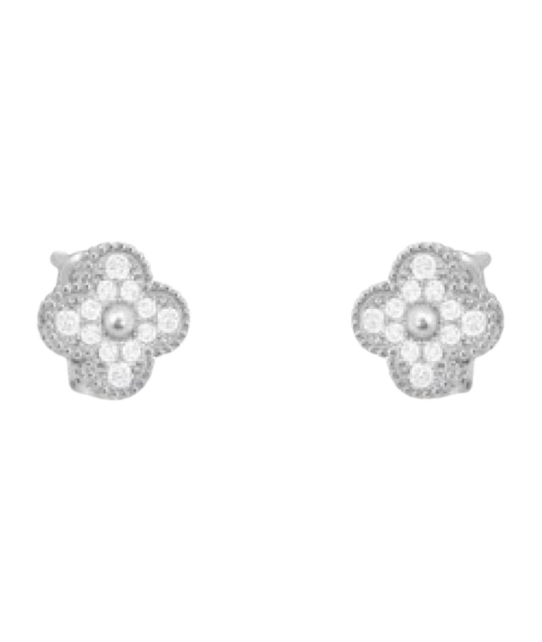 VAN CLEEF & ARPELS Серебряные серьги из белого золота, фото 1