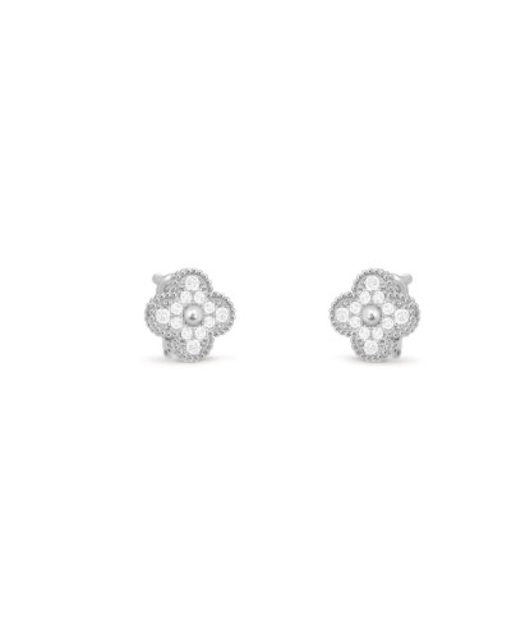 VAN CLEEF & ARPELS Серебряные серьги из белого золота, фото 6