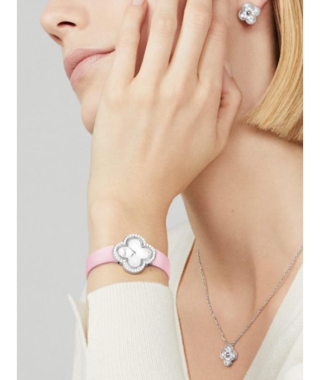 VAN CLEEF & ARPELS Серебряные серьги из белого золота, фото 3
