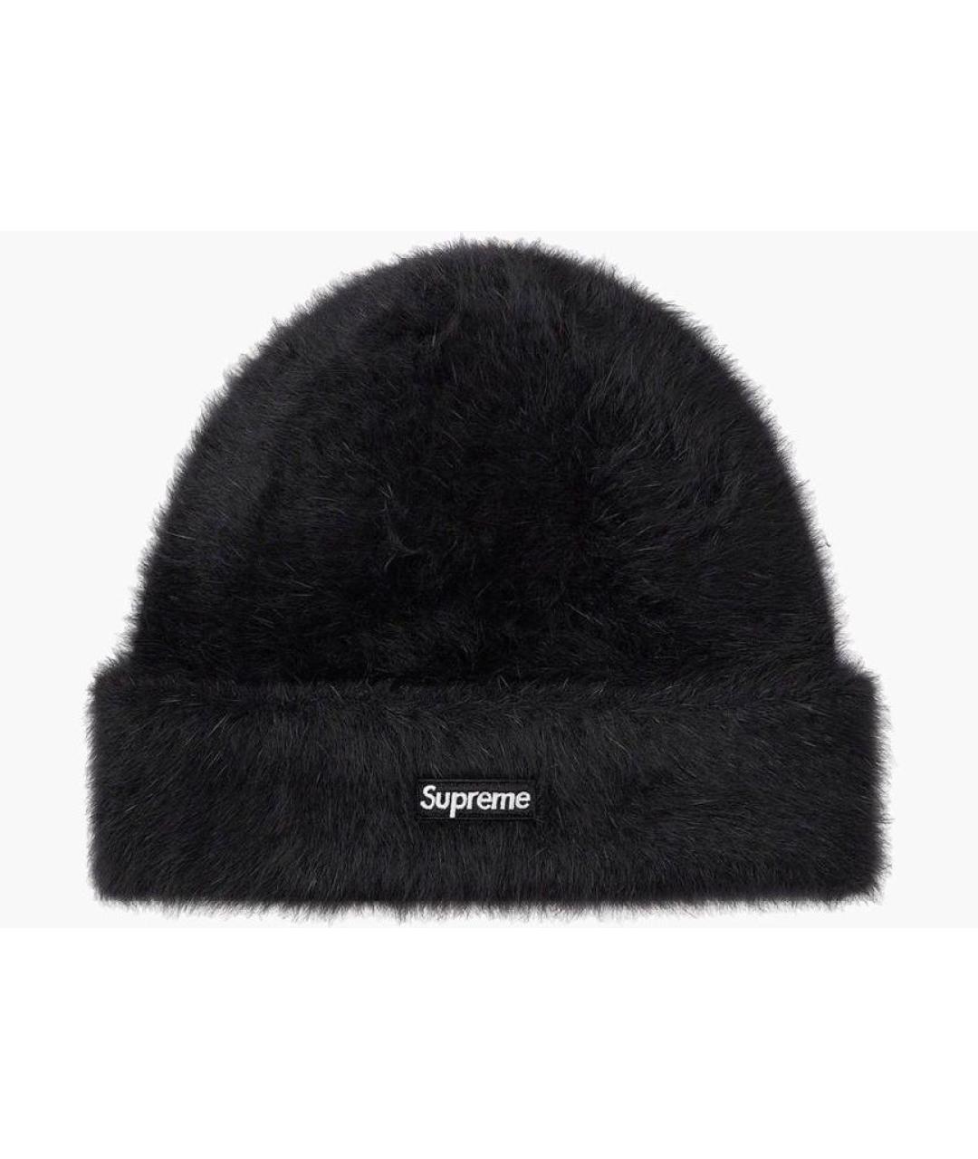 SUPREME Черная шапка, фото 4