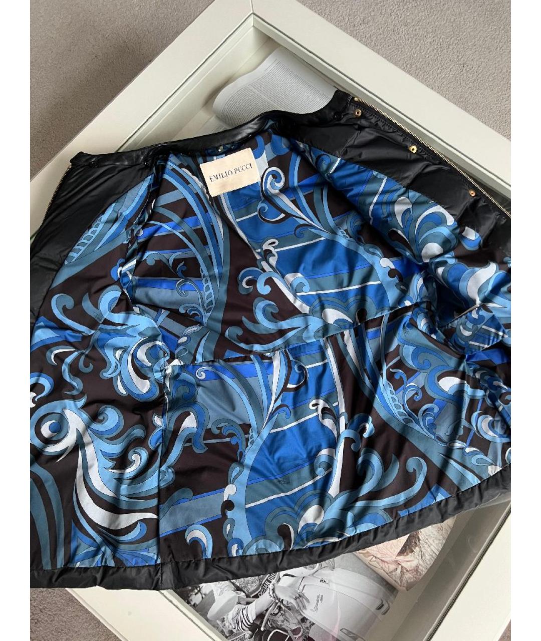EMILIO PUCCI Черная полиамидовая куртка, фото 3
