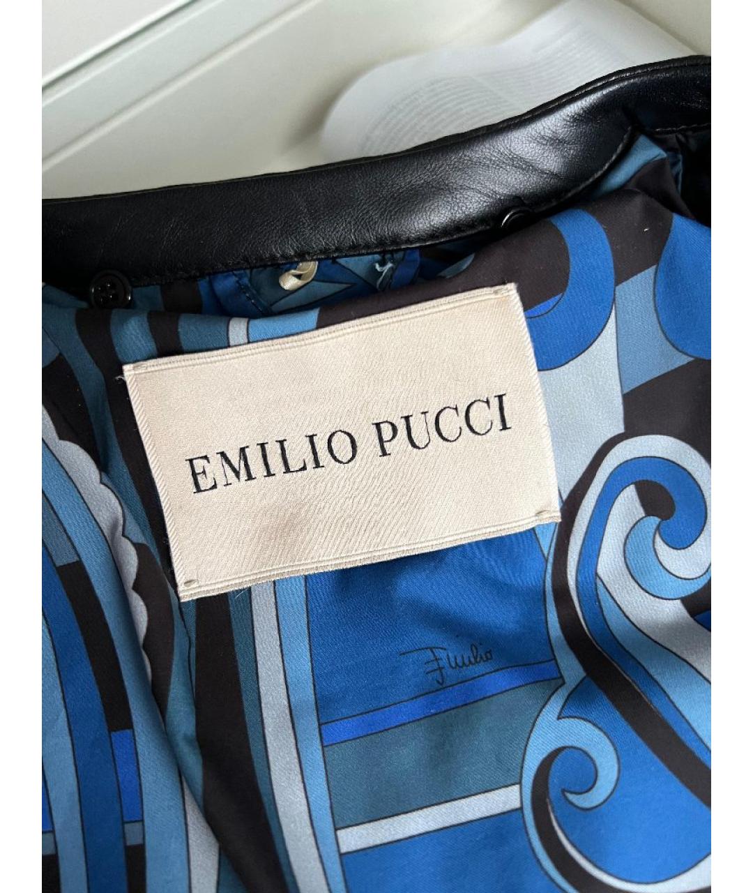 EMILIO PUCCI Черная полиамидовая куртка, фото 8