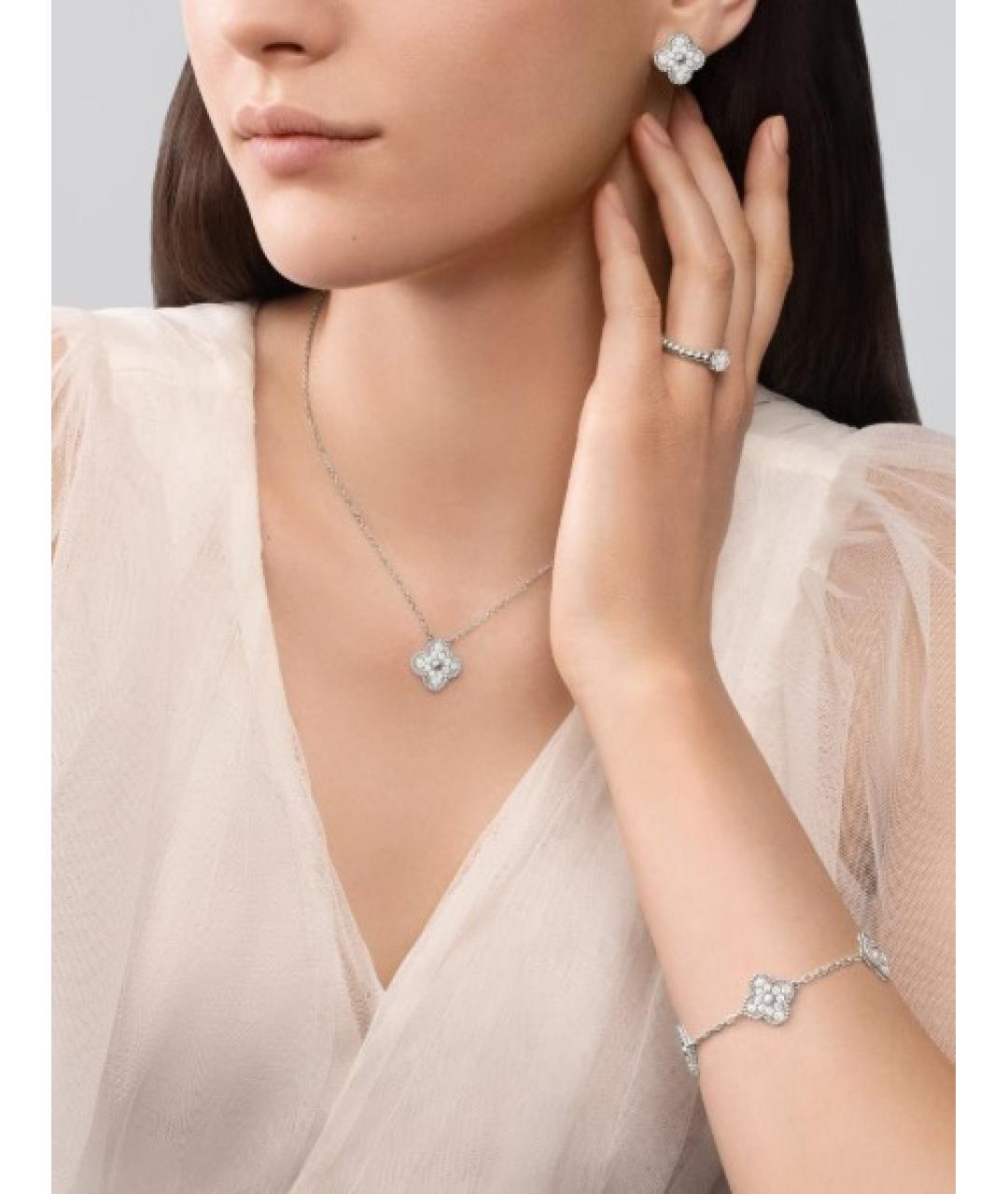 VAN CLEEF & ARPELS Серебрянный кулон из белого золота, фото 3