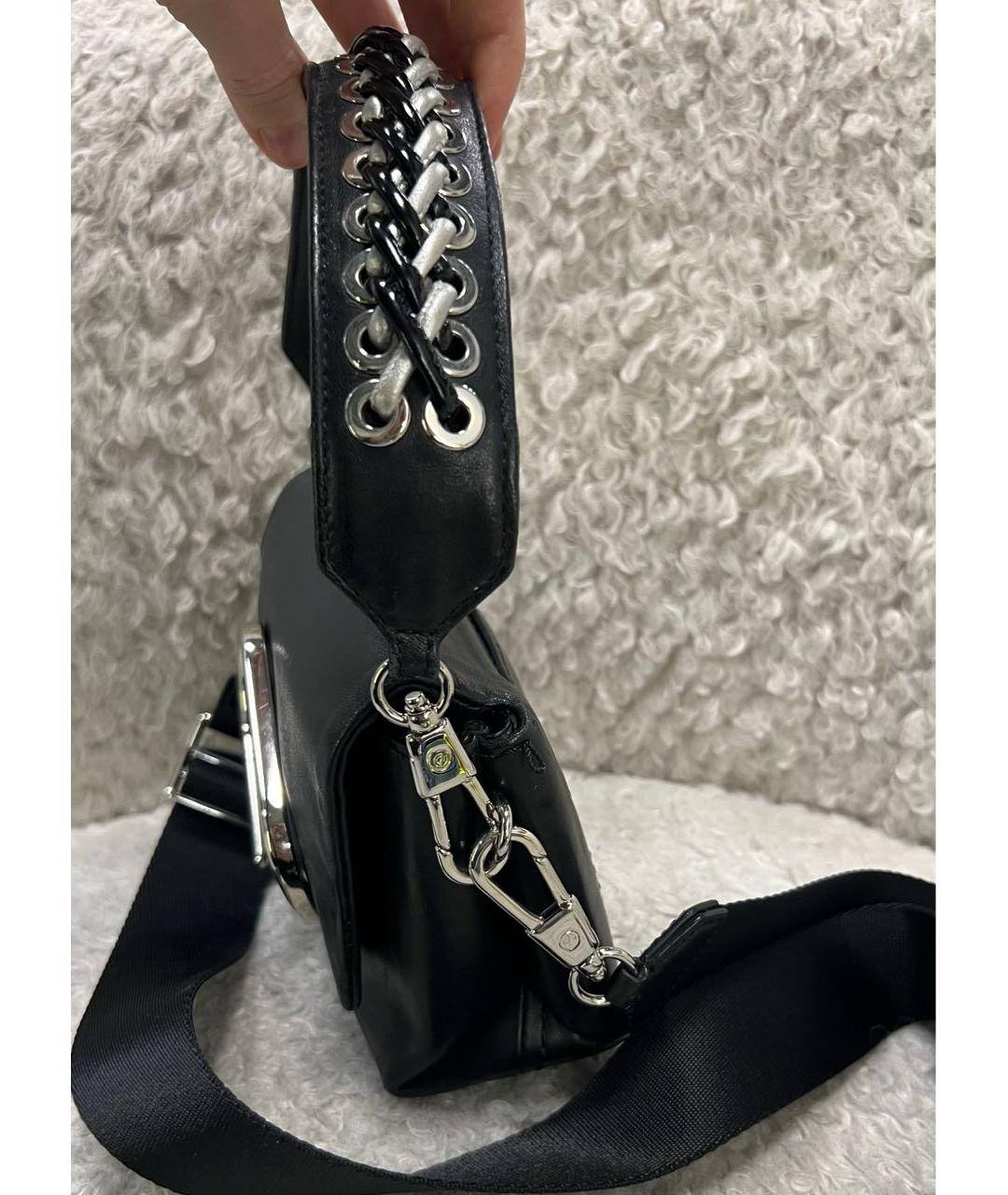 3.1 PHILLIP LIM Черная кожаная сумка через плечо, фото 2