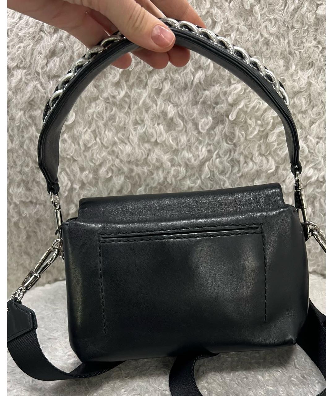 3.1 PHILLIP LIM Черная кожаная сумка через плечо, фото 3