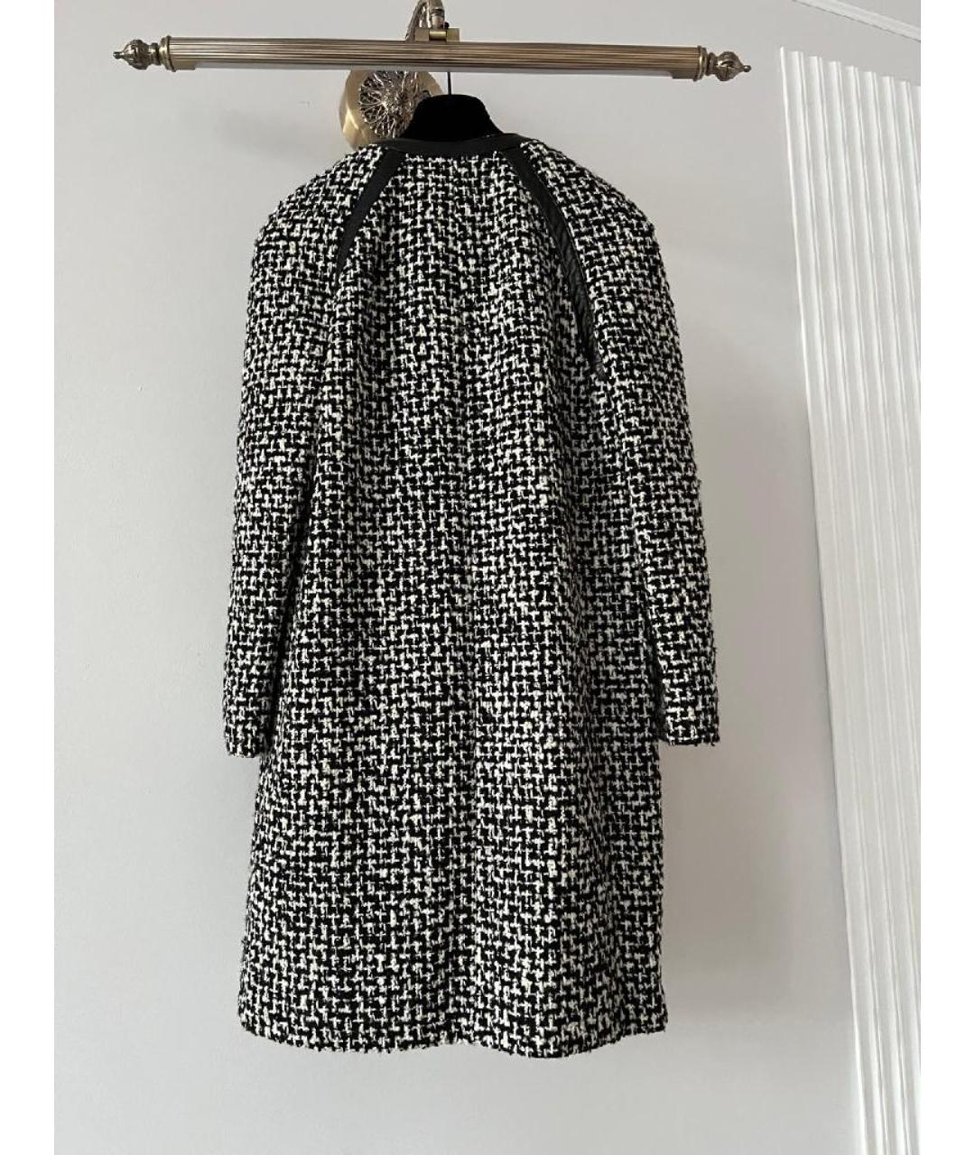 SAINT LAURENT Серое полиамидовое пальто, фото 2