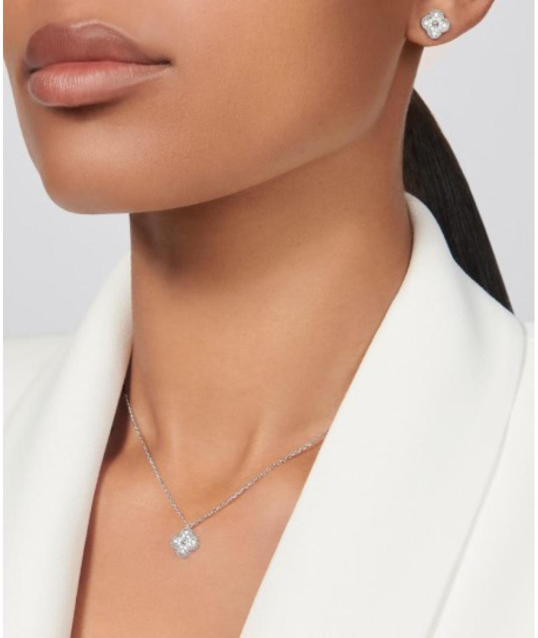VAN CLEEF & ARPELS Серебряные серьги из белого золота, фото 3