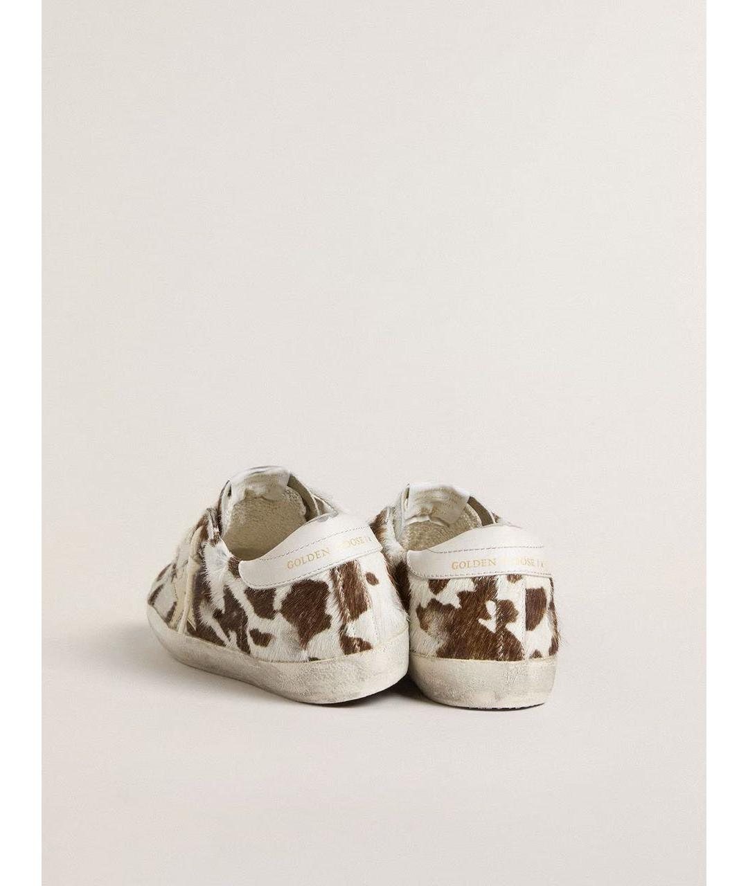 GOLDEN GOOSE DELUXE BRAND Белые кожаные слипоны, фото 5