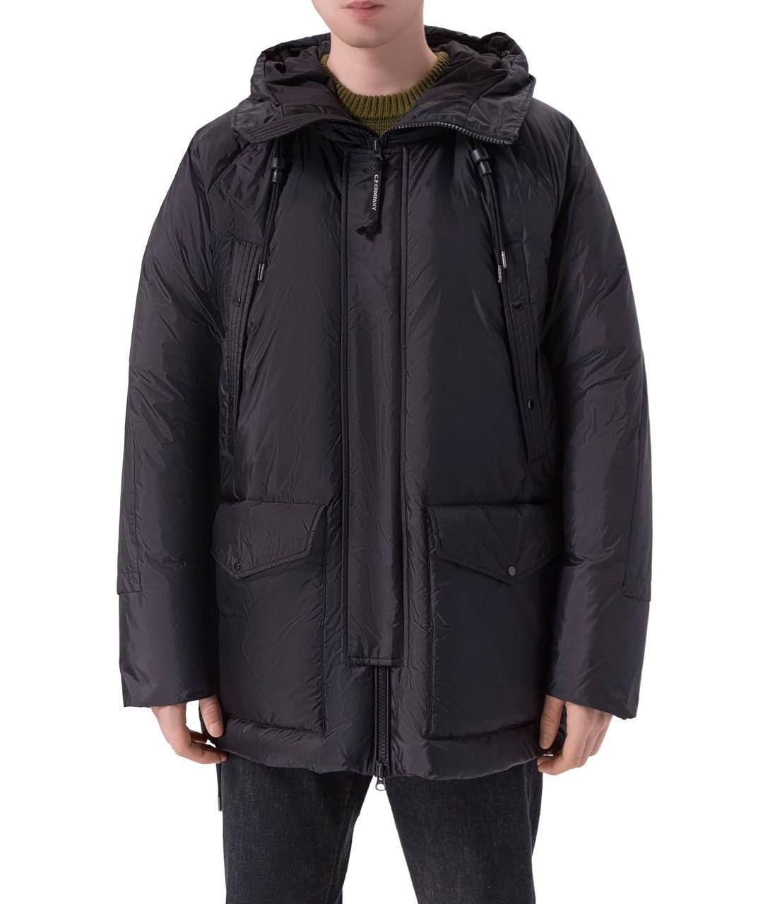 CP COMPANY Черная полиамидовая куртка, фото 3
