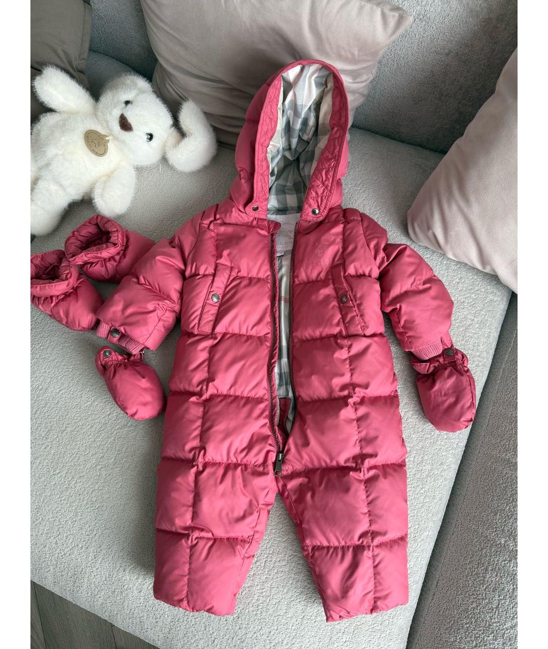 BURBERRY Розовый комбинезон, фото 6