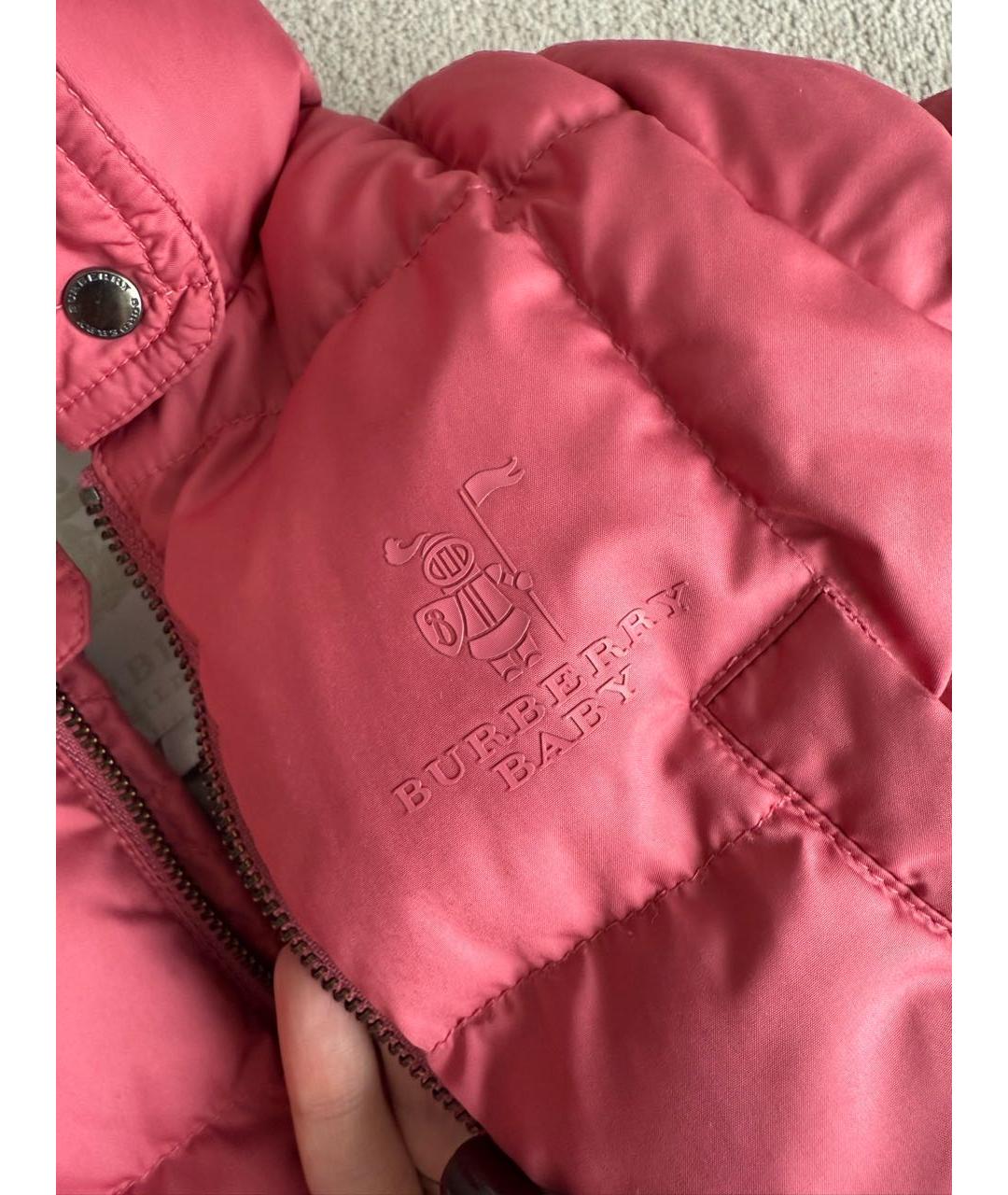 BURBERRY Розовый комбинезон, фото 4
