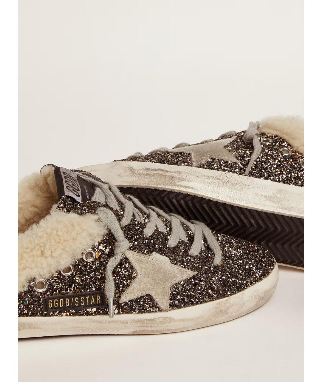 GOLDEN GOOSE DELUXE BRAND Коричневые кожаные мюли, фото 3