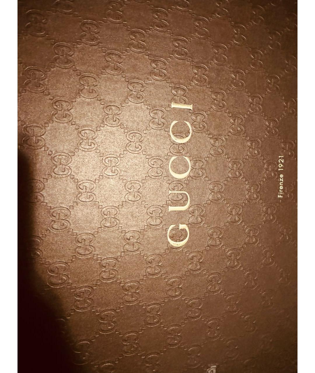 GUCCI Красные кожаные босоножки, фото 8