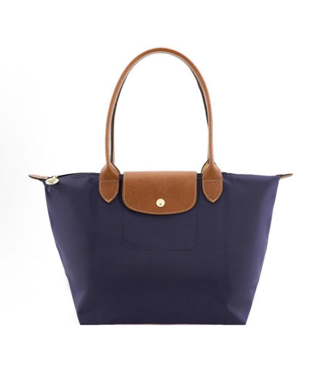 LONGCHAMP Темно-синяя сумка тоут, фото 6