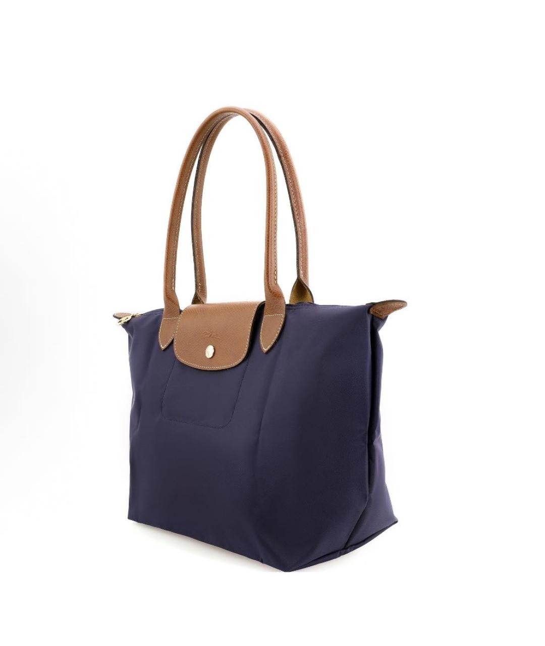LONGCHAMP Темно-синяя сумка тоут, фото 4