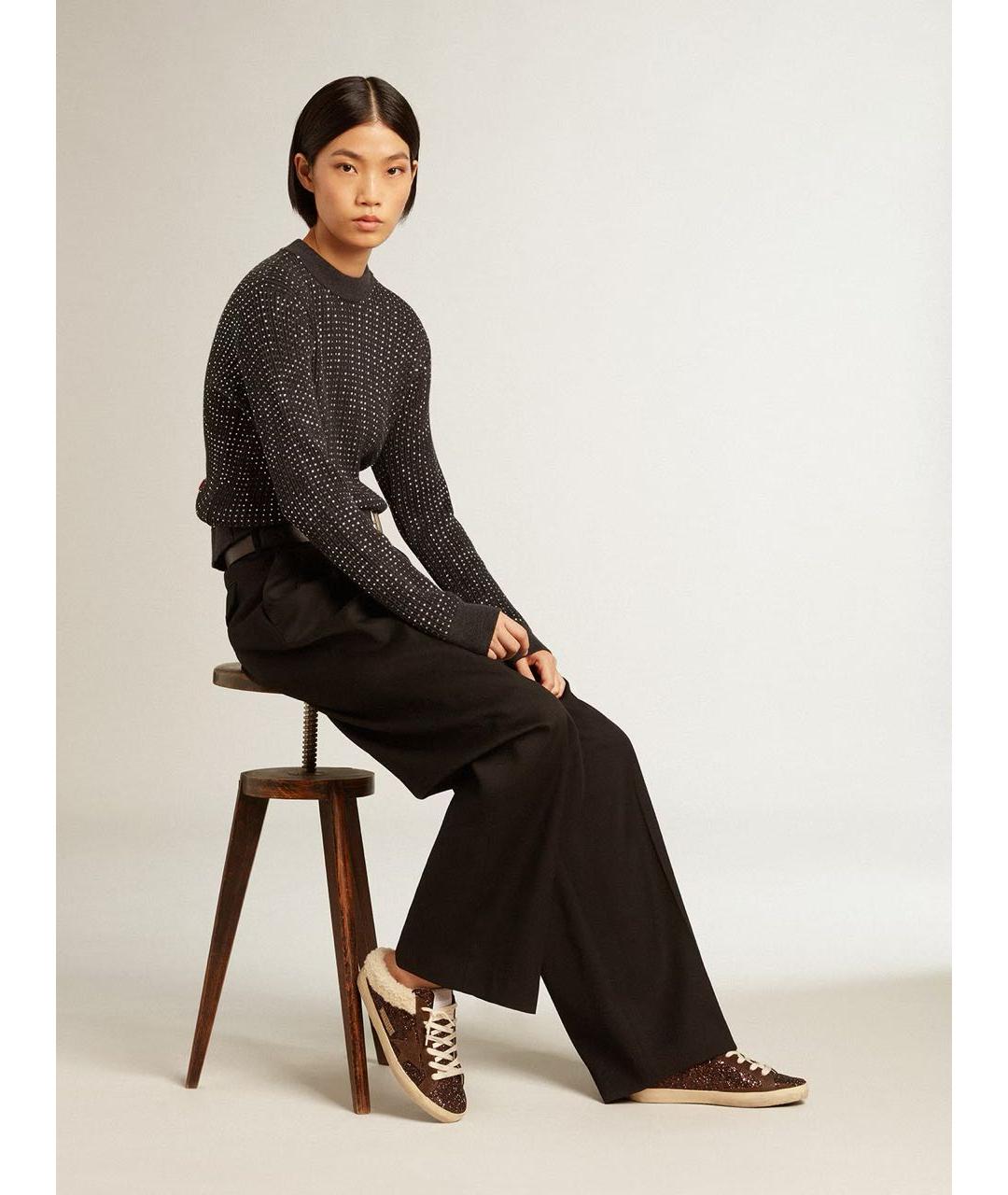 GOLDEN GOOSE DELUXE BRAND Коричневые мюли из лакированной кожи, фото 2