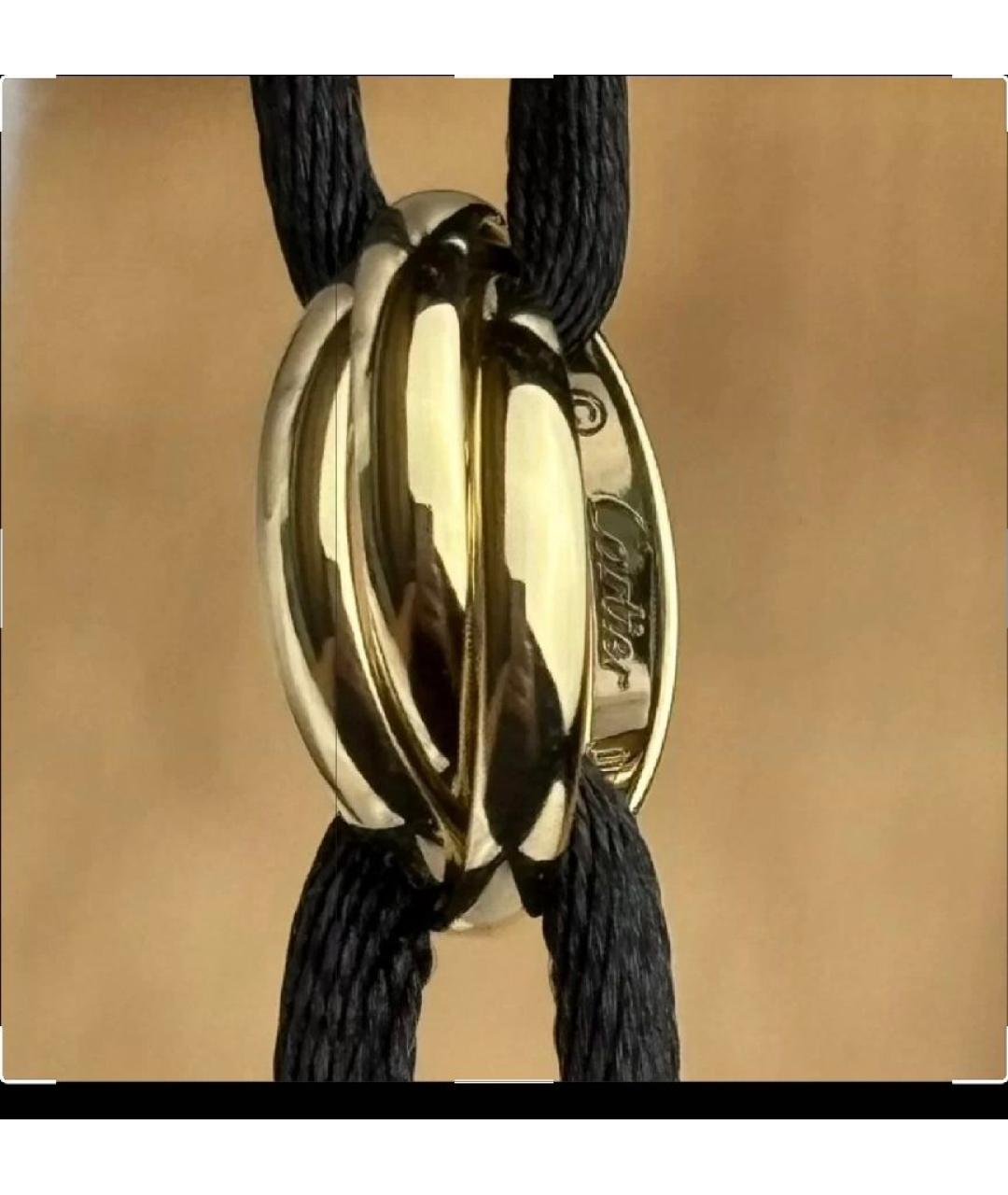 CARTIER Черный браслет из желтого золота, фото 6