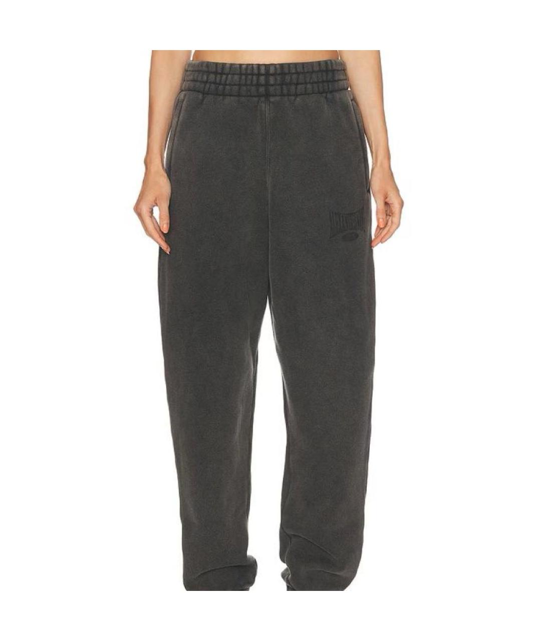 ALEXANDER WANG Антрацитовый хлопковый костюм с брюками, фото 6