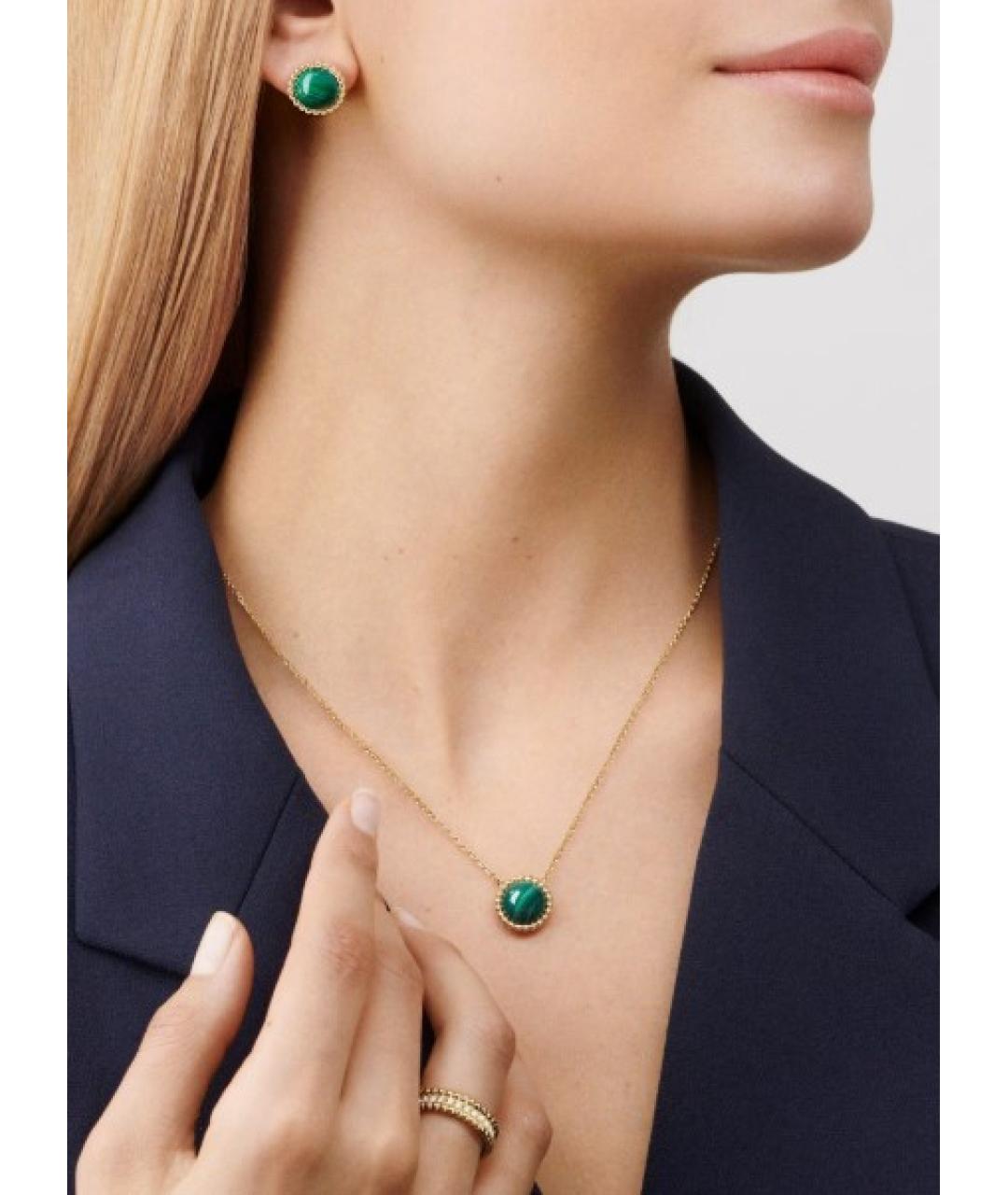 VAN CLEEF & ARPELS Зеленая подвеска из желтого золота, фото 3