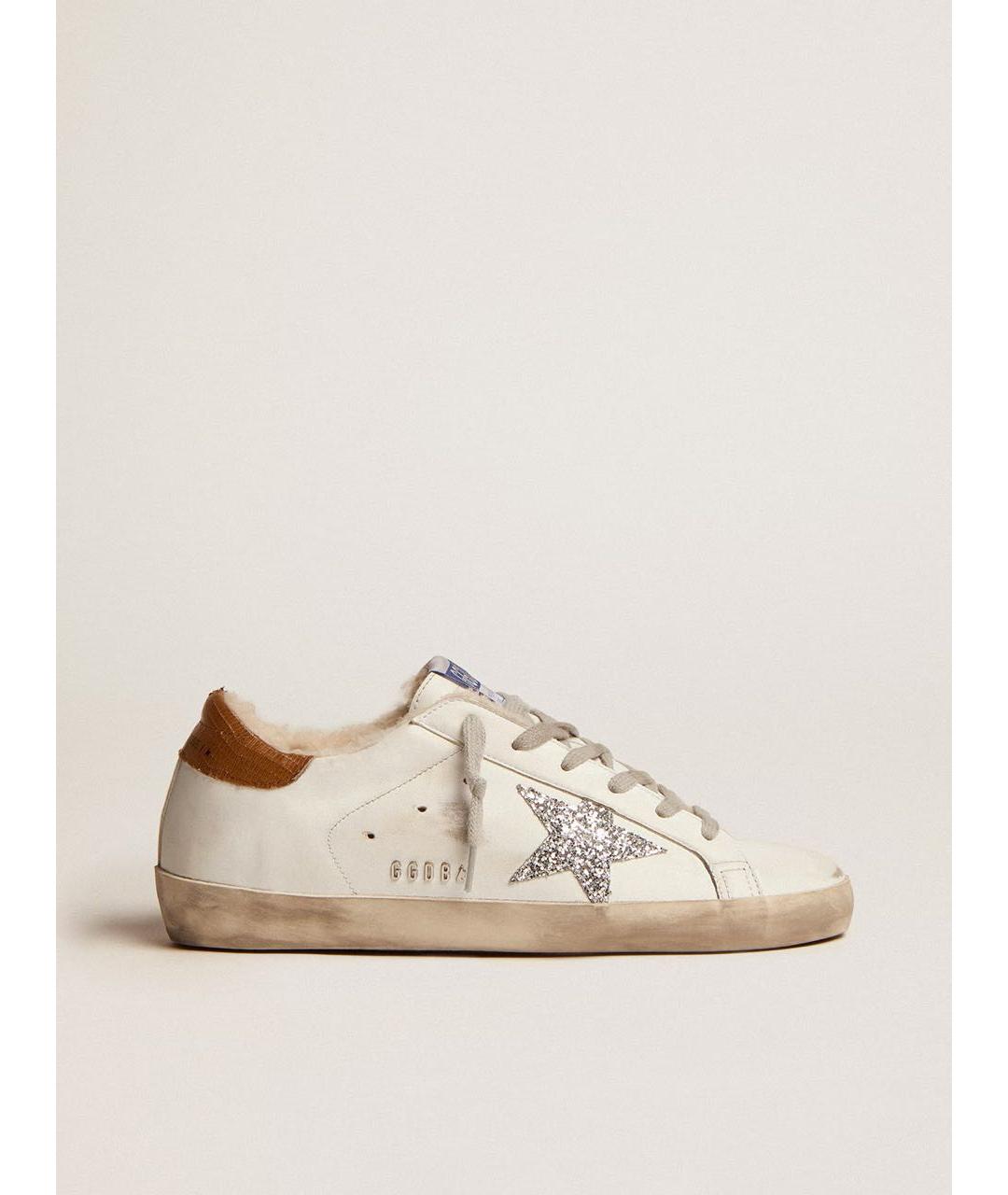GOLDEN GOOSE DELUXE BRAND Белые кожаные кроссовки, фото 5