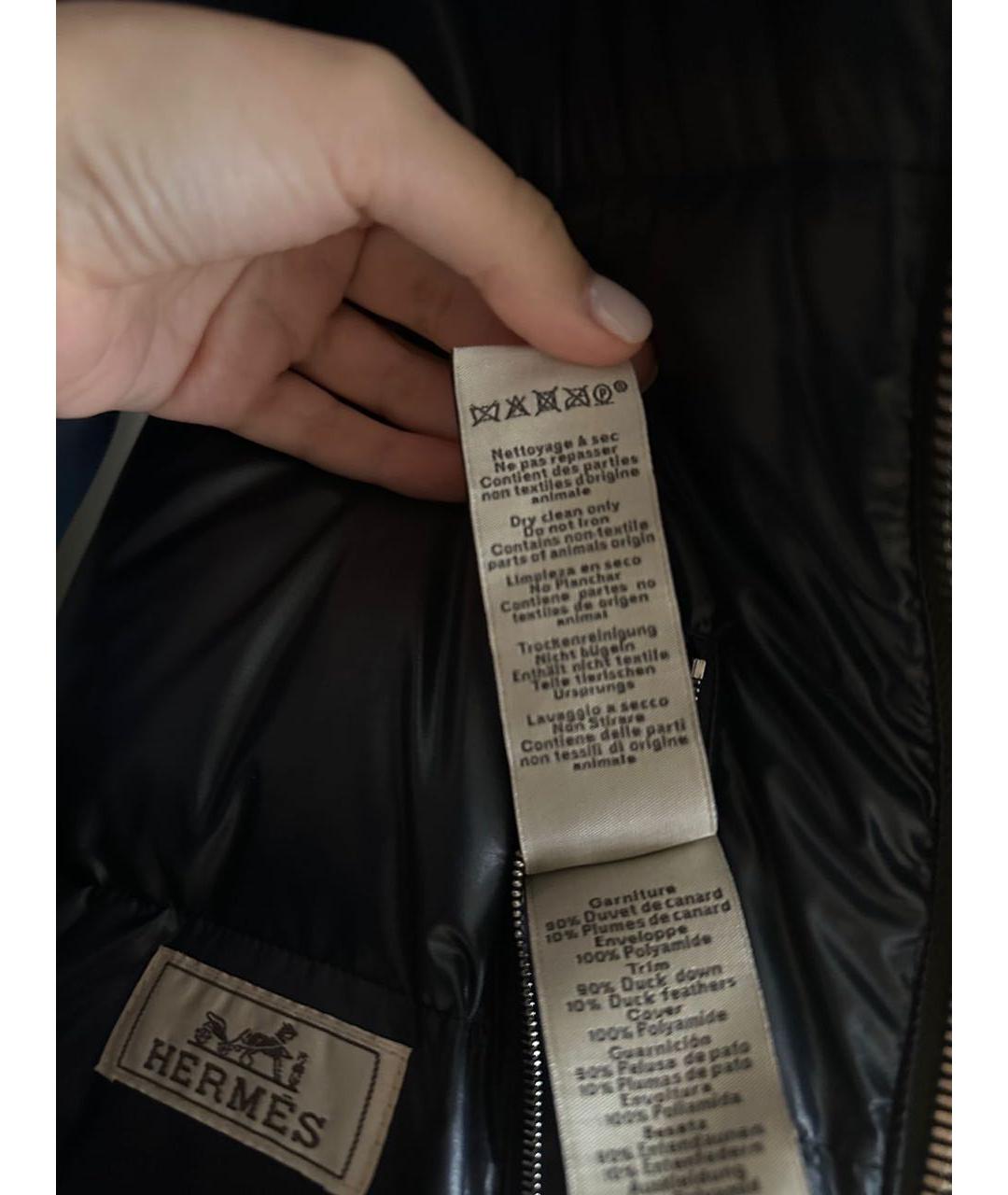 HERMES Коричневый жилет, фото 8